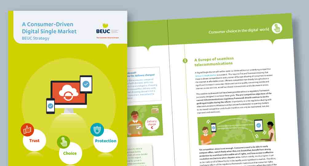 Edition - BEUC (The European Consumer Organisation) - Brochure sensibilisation 2016