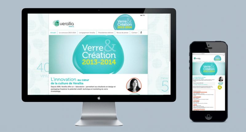 Verallia - Site internet 2013-2014