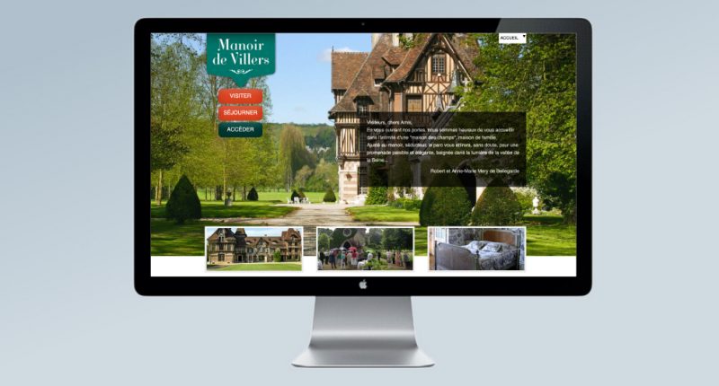 Digital - Manoir de villers - Site Internet